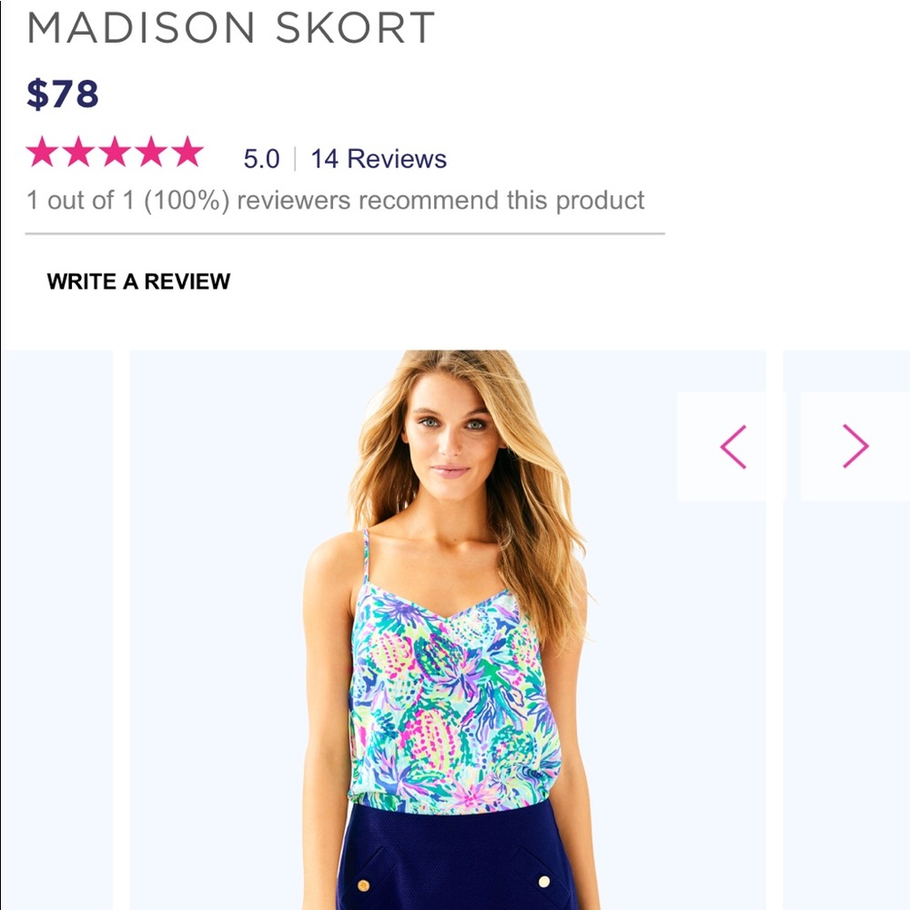 NWT skort